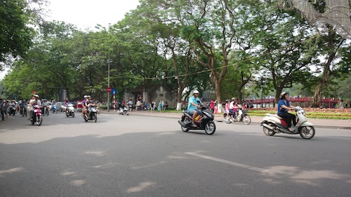 Giao thông thủ đô thông thoáng sáng 30/4 ảnh 11